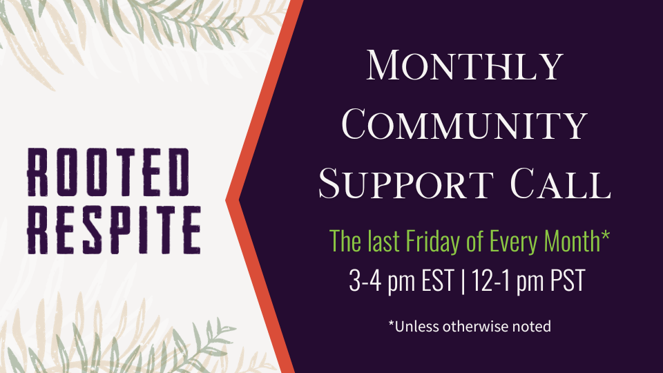 Monthly Community Support Call – May